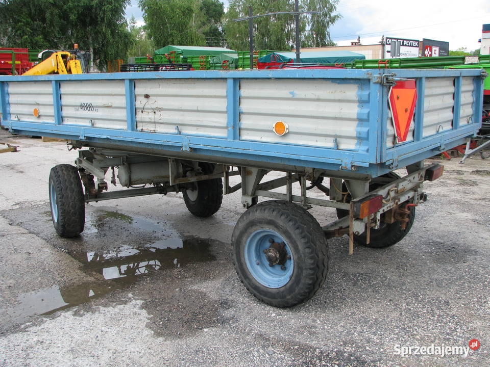 Przyczepa AUTOSAN D732 4tony w RadMasz Opoczno łódzkie