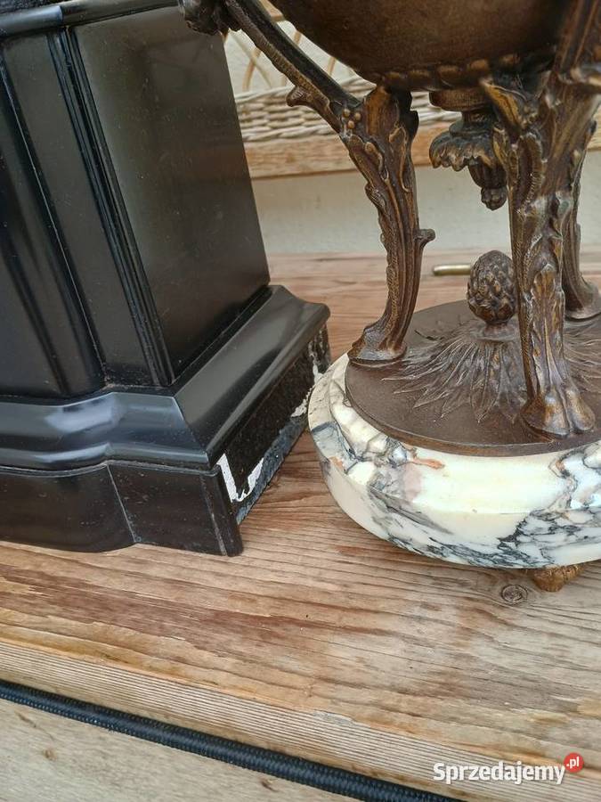 Kominkowy zegar francuski Napoleon Rzeszów