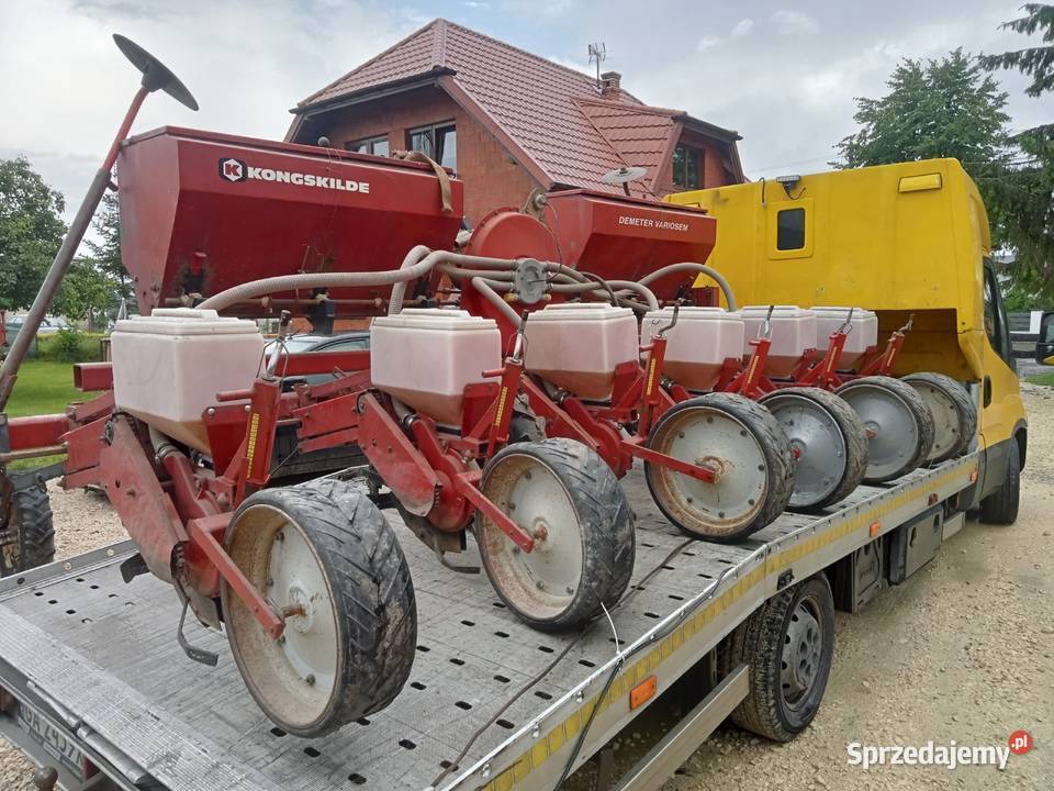 Siewnik do kukurydzy kongskilde z podsiewaczem nieuszkodzony Siewniki i sadzarki