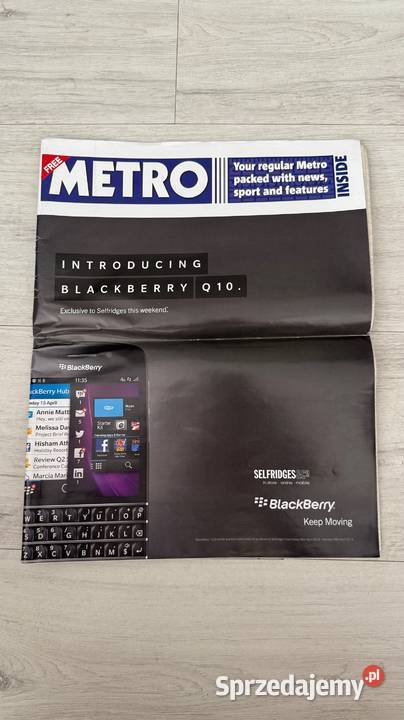 Gazeta Metro angielsku nauka czasopismo 80 stron Łódź
