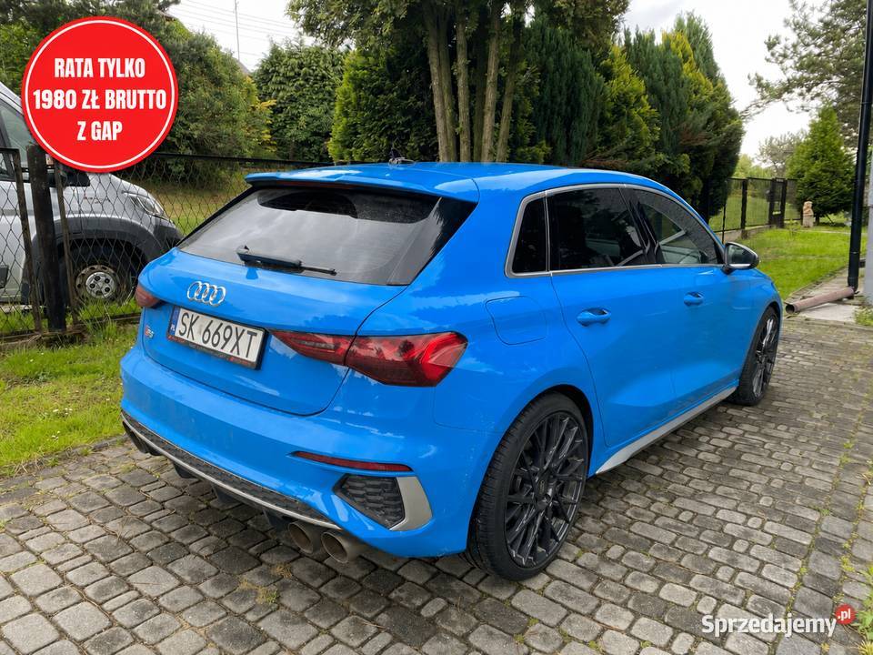 Cesja Audi S3 8Y rata brutto 1980 zl brutto śląskie Katowice