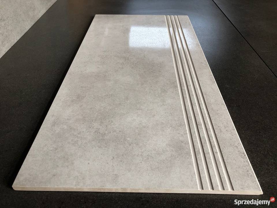 Betonowe schody 30X60 szare płytki BETON POŁYSK Łask sprzedam