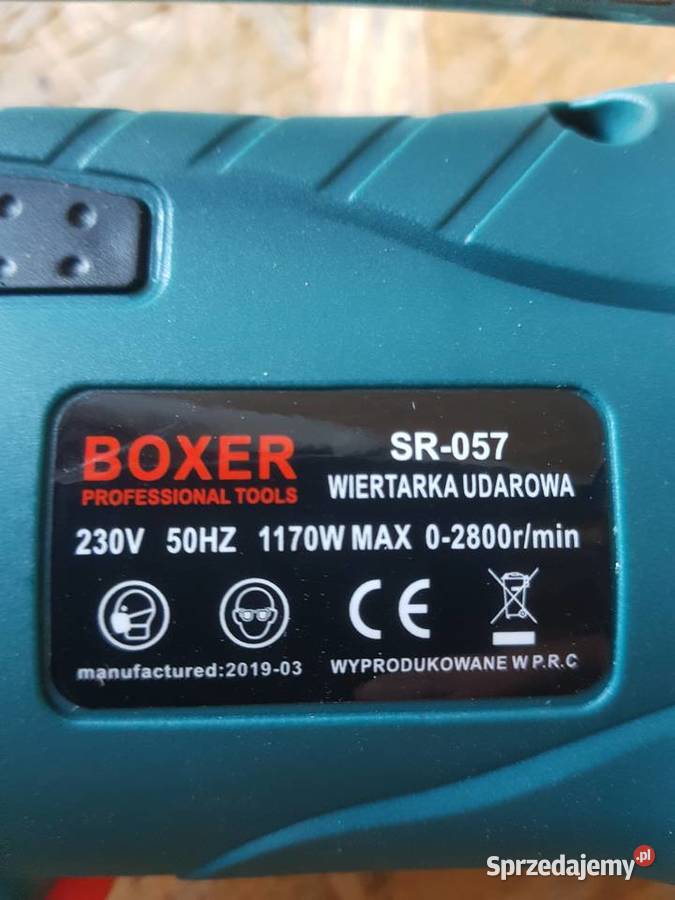Wiertarka udarowa boxer sr057 1170 wat do 13 mm Głogowa sprzedam