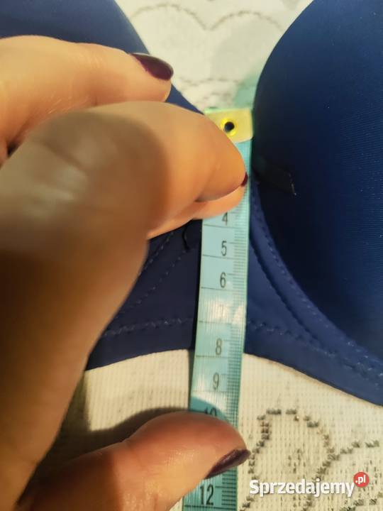 Biustonosz TEYI granatowy PUSH UP 85B Inna marka mazowieckie Piaseczno