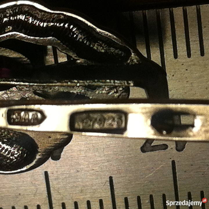 Srebrny komplecik z turmalinami Lublin