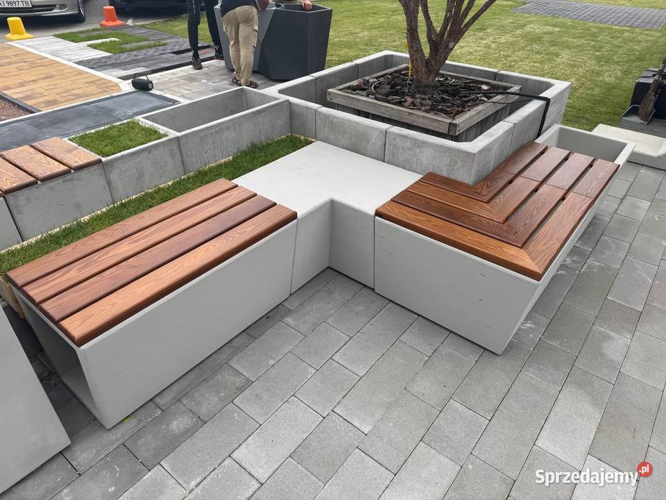 Forma do betonu doniczki na kwiatyfontanny Warszawiaki