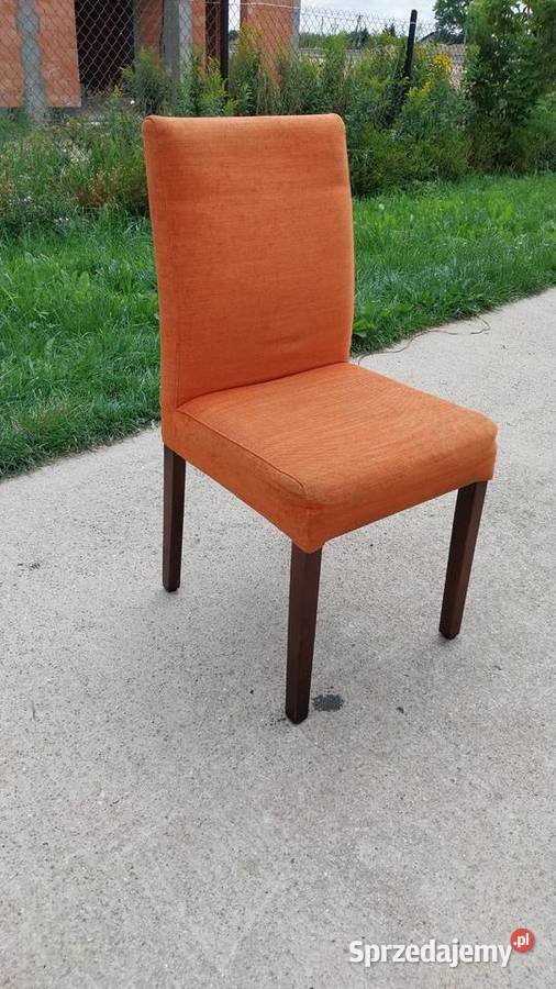 Zestaw Krzeseł w Kolorze Pomarańczowym 25 Kazuń Polski sprzedam