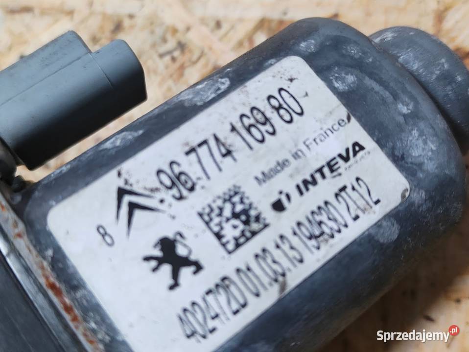 Mechanizm Podnośnik Szyby Lewy Przód Citroen C Pleszew sprzedam