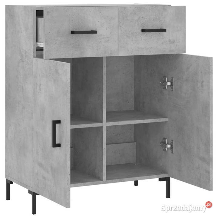 Szafka szarość betonu 695x34x90 materiał Warszawa