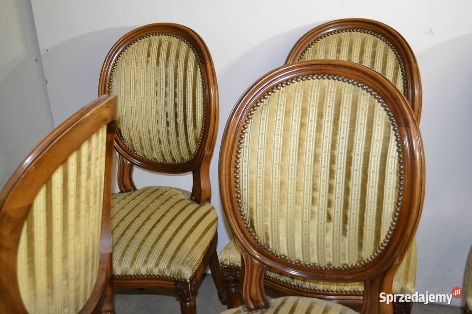 krzesła medaliony 6 Będzin