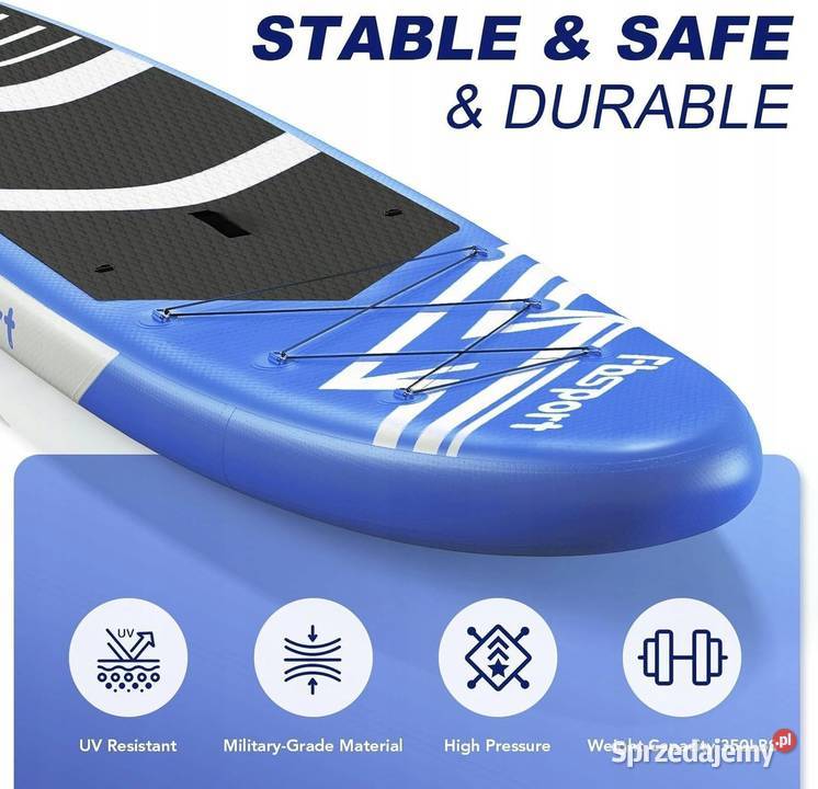 Nadmuchiwana Deska SUP Fbsport 335 Surfing, windsurfing, kitesurfing małopolskie Jadowniki