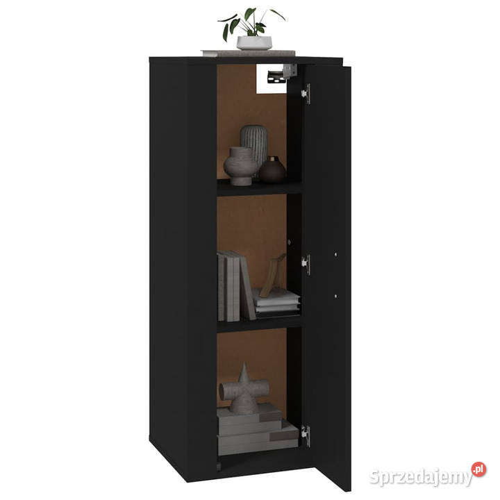 Wisząca szafka telewizyjna czarna 40x345x100 Warszawa