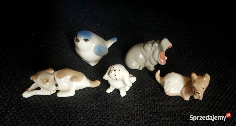 Łomonosow porcelanowe mini figurki Warszawa