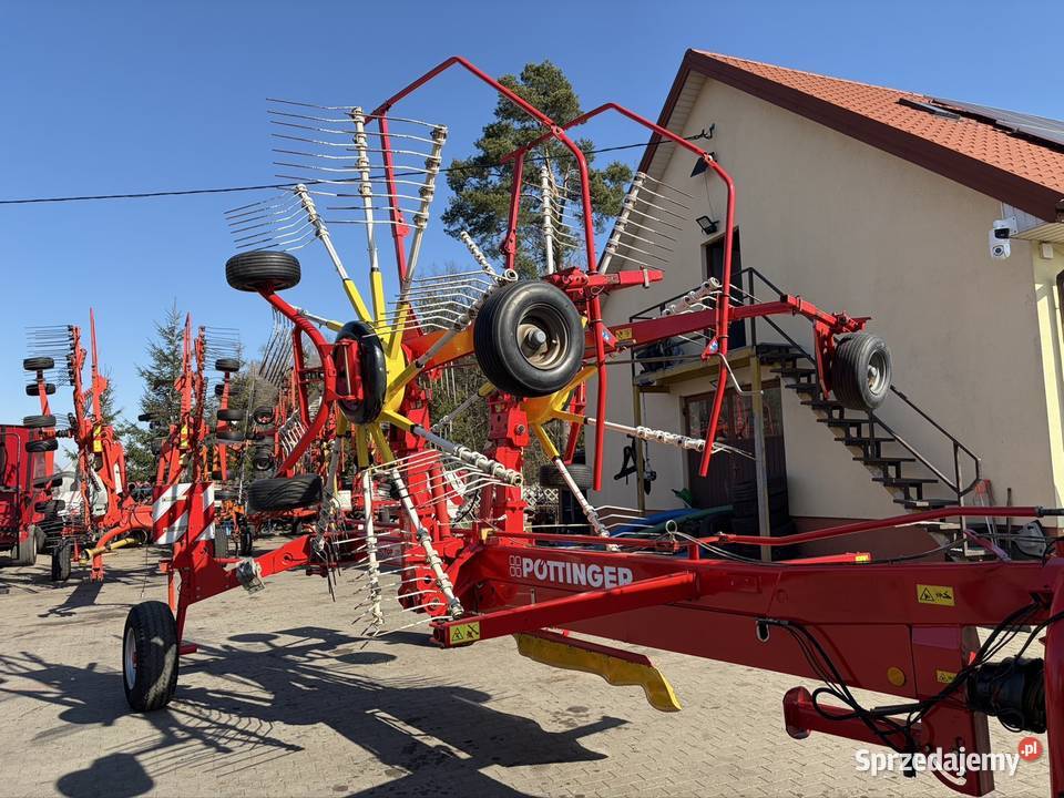 Zgrabiarka 2 karuzelowa Pottinger Euro Top 701 A nieuszkodzony Myszyniec