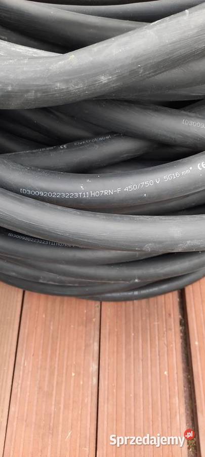 Kabel przewód HO7RN 5x16 nowy Skawina sprzedam