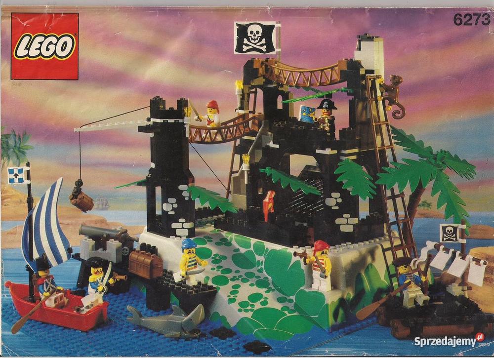 Klocki LEGO 6273 Wyspa Piratów Model Legoland Łódź