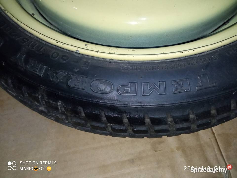 Koło dojazdowe zapasowe 1143 Japan Chrysler podkarpackie Mielec