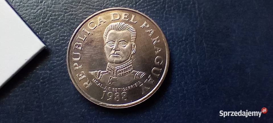 Stare monety 50 guarani 1988 Paragwaj podkarpackie Lesko sprzedam