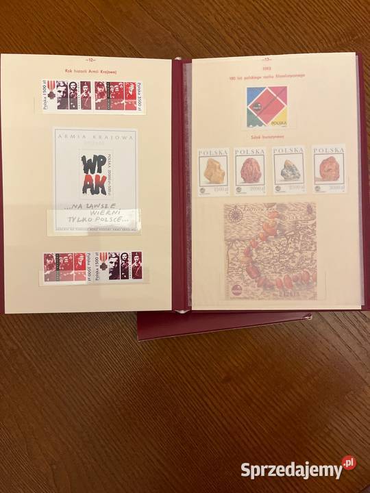 Znaczki pocztowe w klaserze jubileuszowym Bielsko-Biała