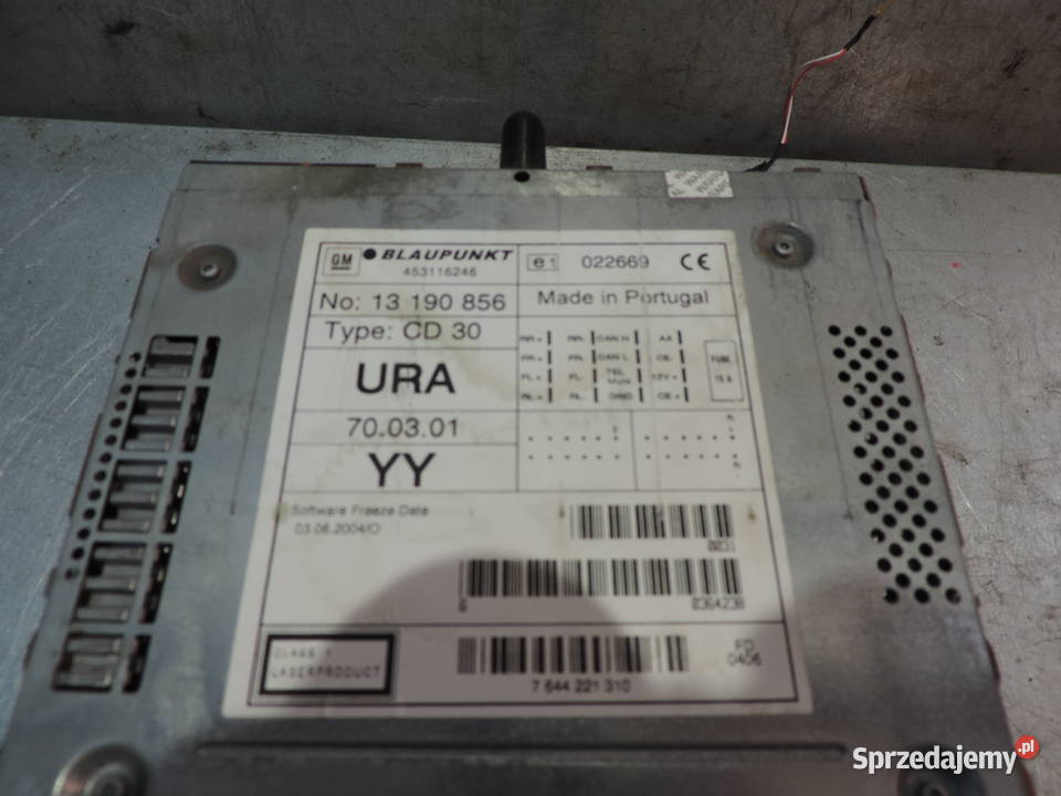 RADIO CD 30 MP3 OPEL ASTRA H małopolskie Nowy Sącz