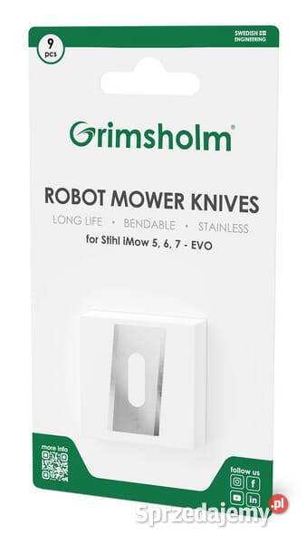 Blades for Stihl iMOW iMow EVO disccut 9x FGP119 Kamionna