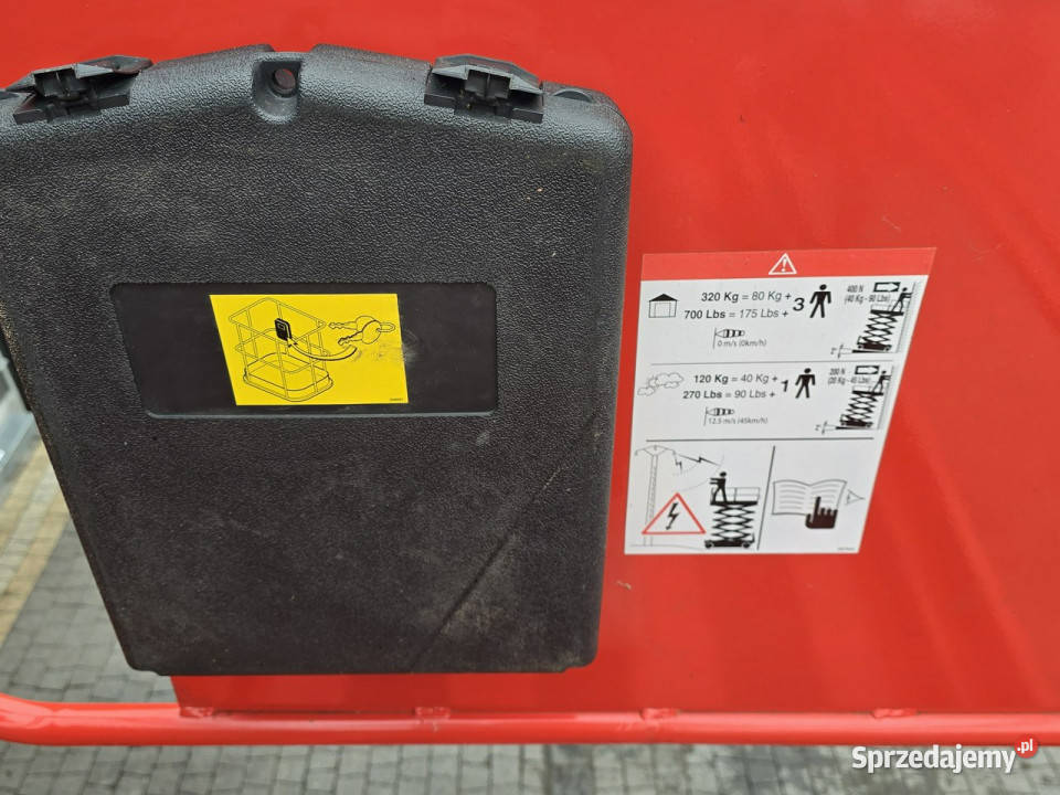 podnośnik nożycowy Manitou 120 XEL Podnośnik