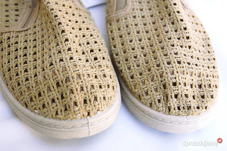 Półbuty z siatki tenisówki męskie khaki beż r46 inna Lublin