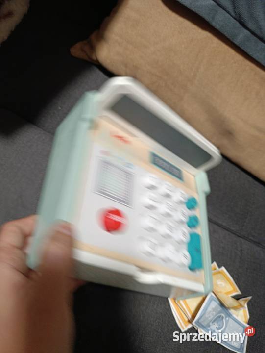 drewniana zabawka a dokładniej pastelowa kasa Poznań