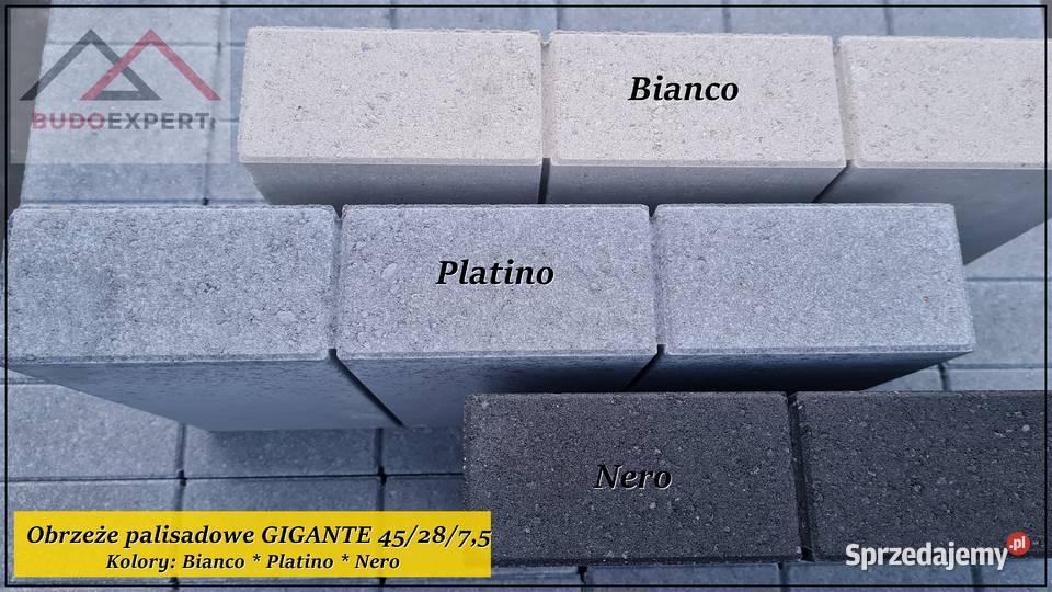 Obrzeże palisadowe gładkie nowoczesne GIGANTE Stalowa Wola