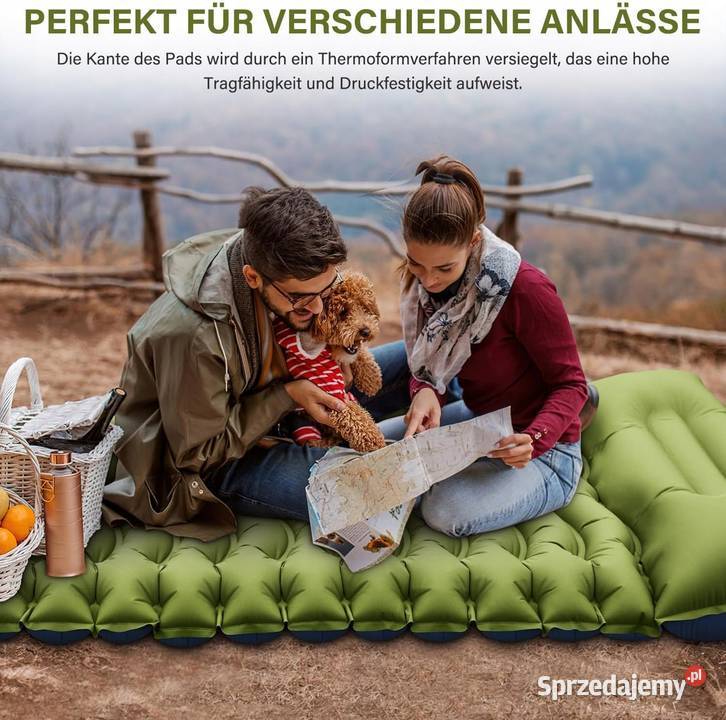 Myxslop kempingowa samopompująca mata do spania