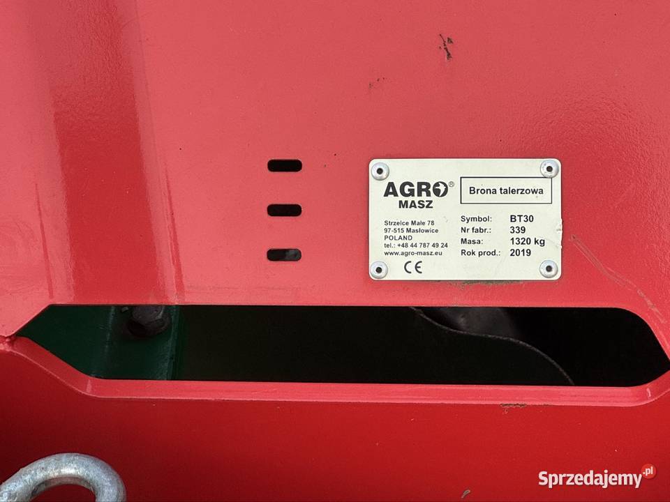 Brona talerzowa talerzówka agro masz 3m hydropak podlaskie Mońki