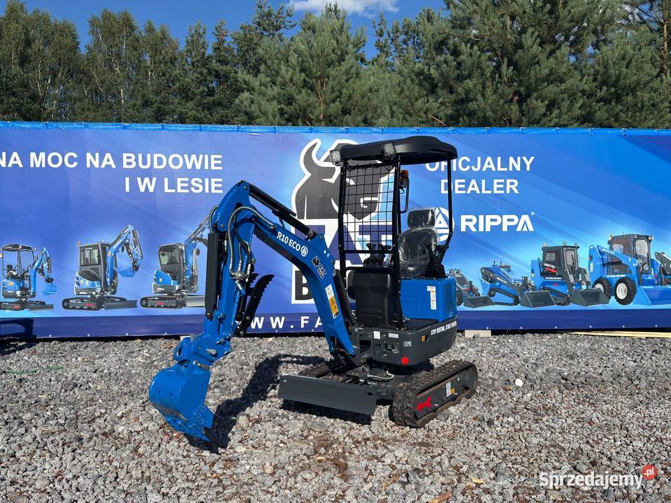 Minikoparka Rippa R10 ECO 1000 TRANSPORT Kubota Brudzowice