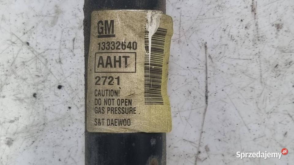 AMORTYZATOR PRAWY TYŁ CHEVROLET CRUZE 13332640 osobowe Lipno