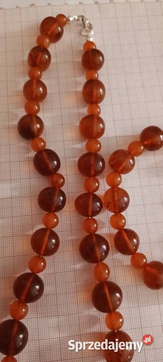 Naszyjnik Bransoletka Bursztyn Vintage podlaskie Białystok