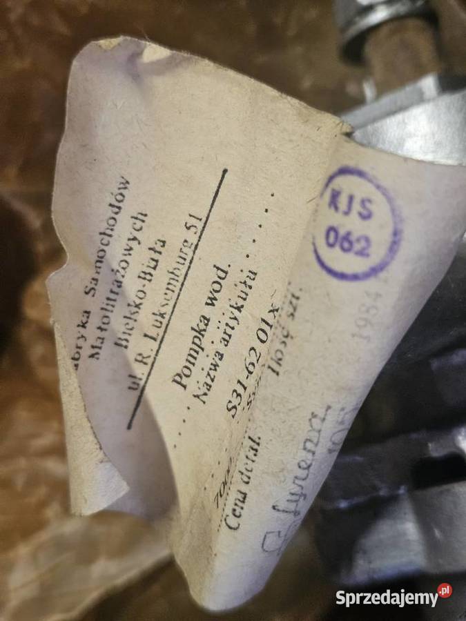 Pompa wody Syrena 104 105 Fabrycznie nowa z PRL mazowieckie Mińsk Mazowiecki