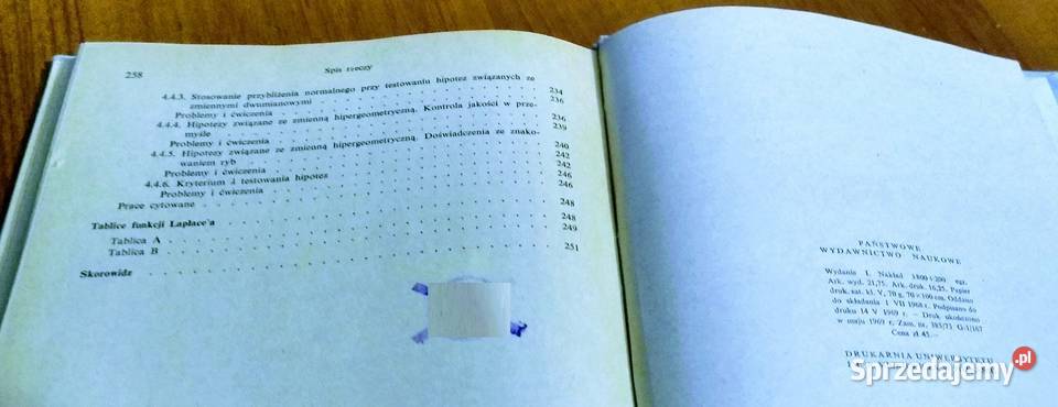 Zasady rachunku prawdopodobieństwa i statystyki