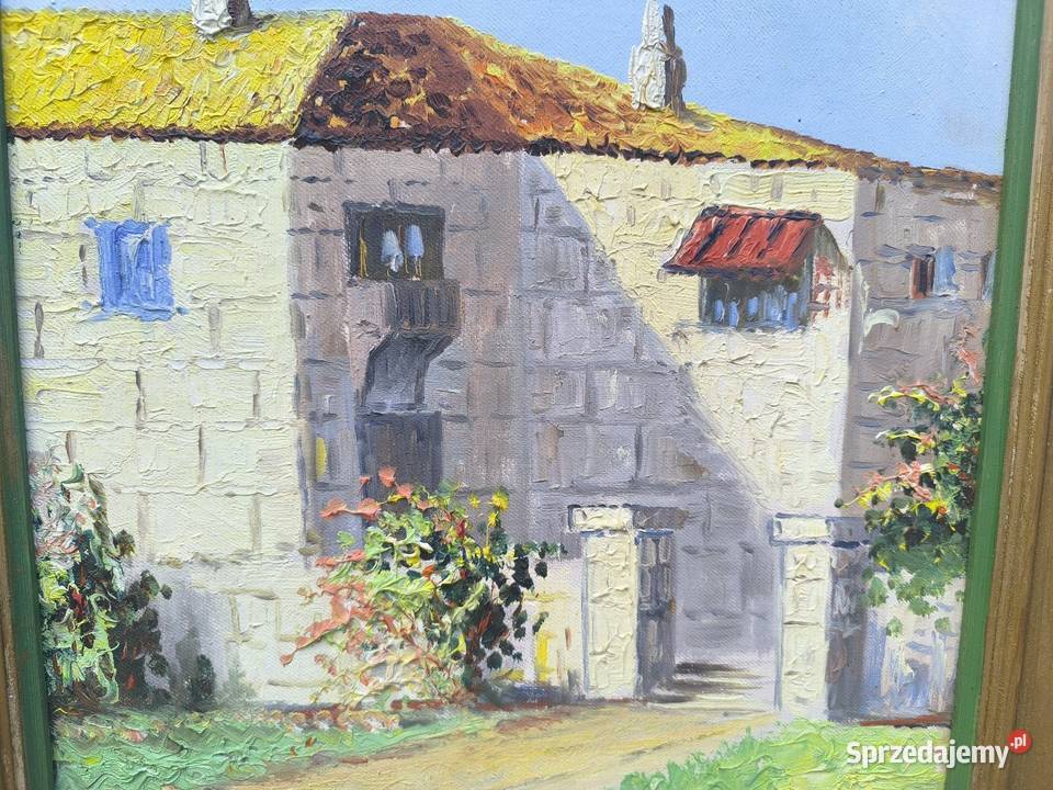 Obraz olejny w ramie sygnowany Laszenko Łódź sprzedam