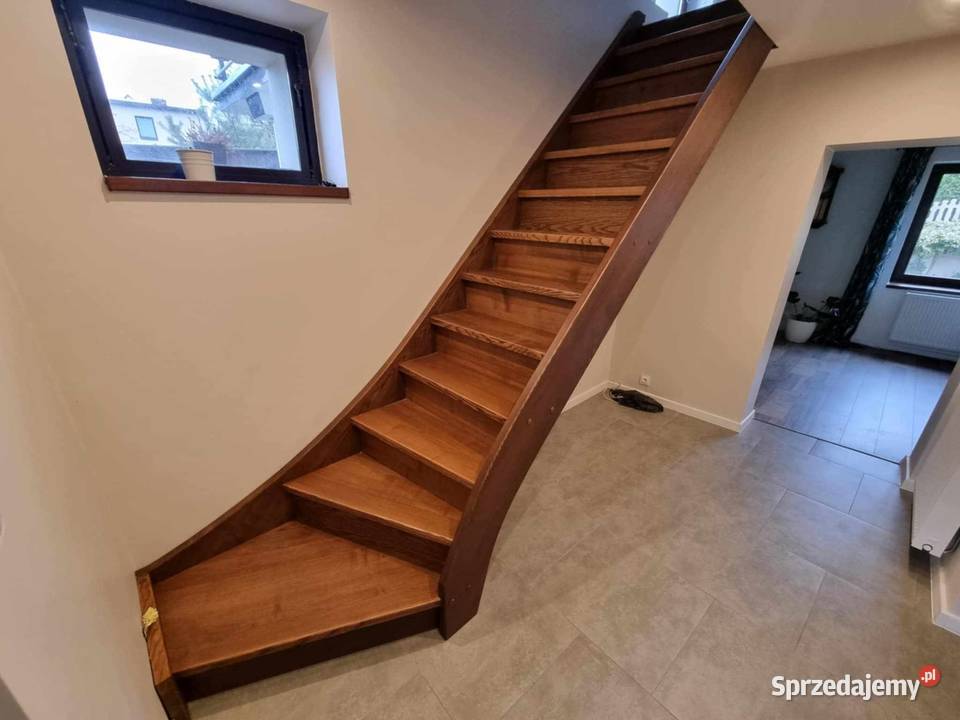 Schody drewniane samonośne z montażem śląskie