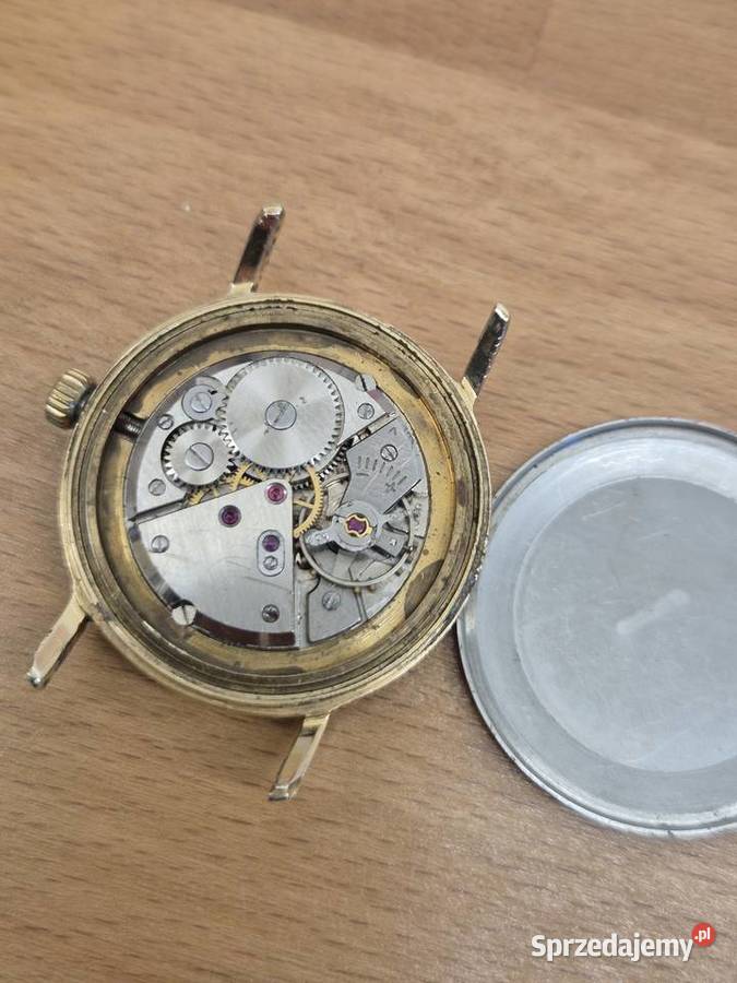 Zegarek vintage JUVENIA Linen Dial Cal 611 Chorzów