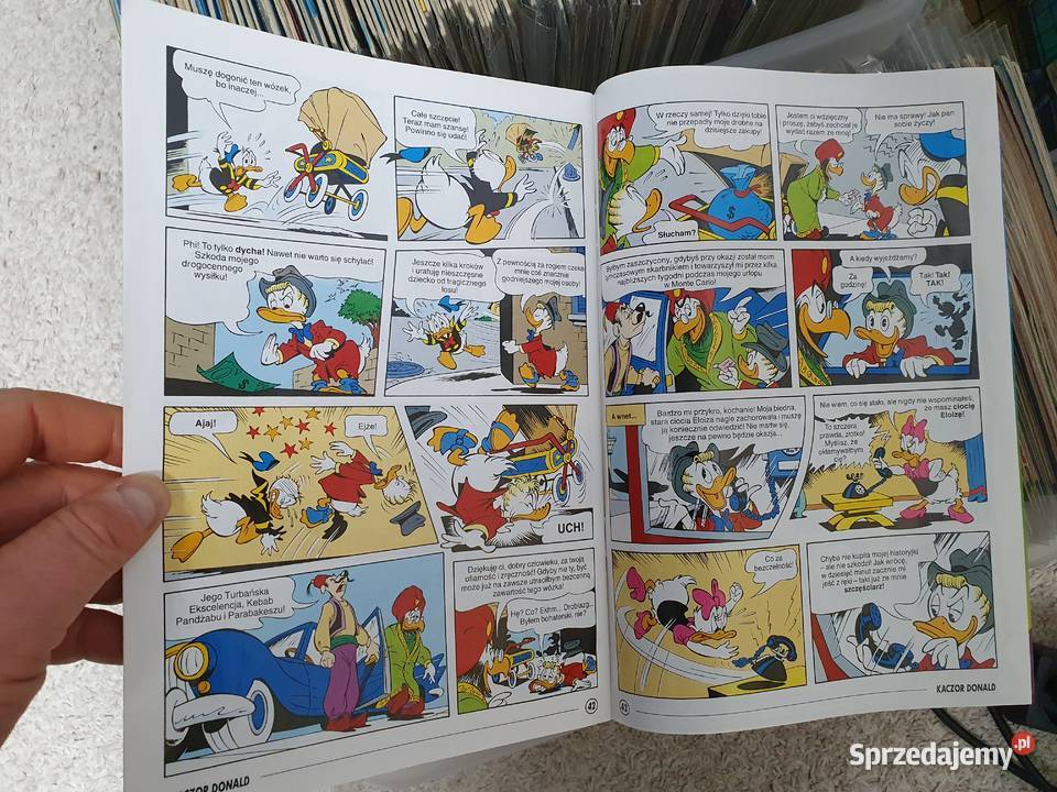 Kaczor Donald 16 1998 komiks z dodatkiem dla dzieci