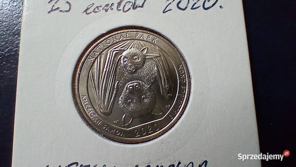 Stare monety 14 dolar 2020 D Samoa USA Lesko sprzedam