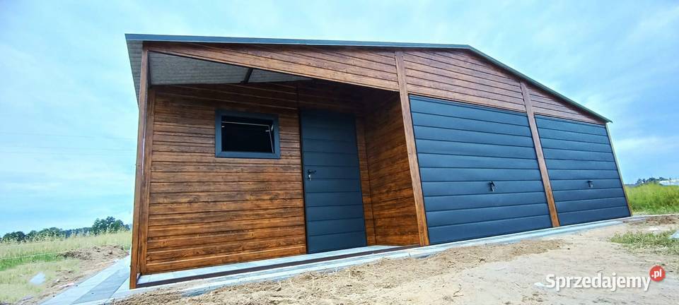 Garaż Blaszany 9x6 z wnęką pomieszczeniem mazowieckie Mińsk Mazowiecki