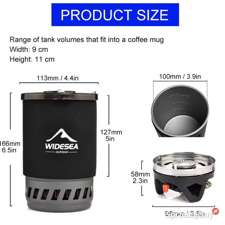 Kuchenka turystyczna Widesea Jetboil Fastboil Rzeszów
