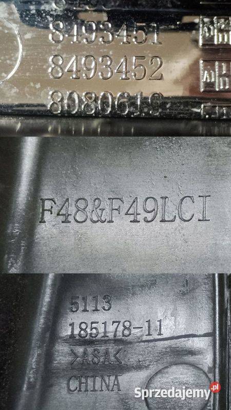 BMW X1 F48 LIFT LCI ATRAPA CHŁODNICY GRILL NERKI Pleszew
