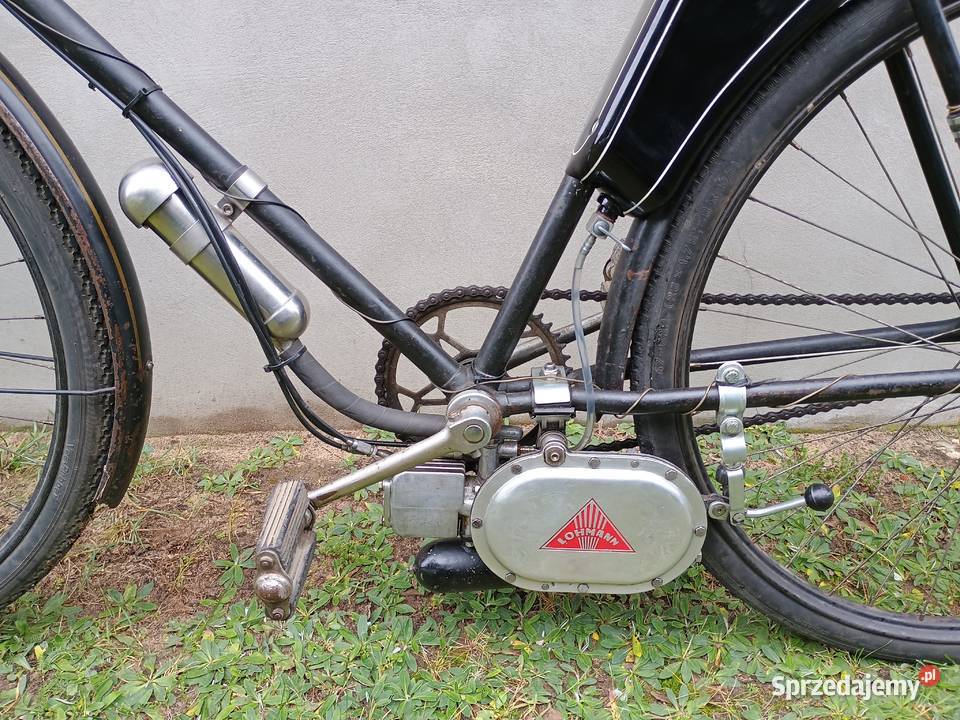 Rower z silnikiem Lohmann diesel zabytkowy 18cm3 Kurzętnik