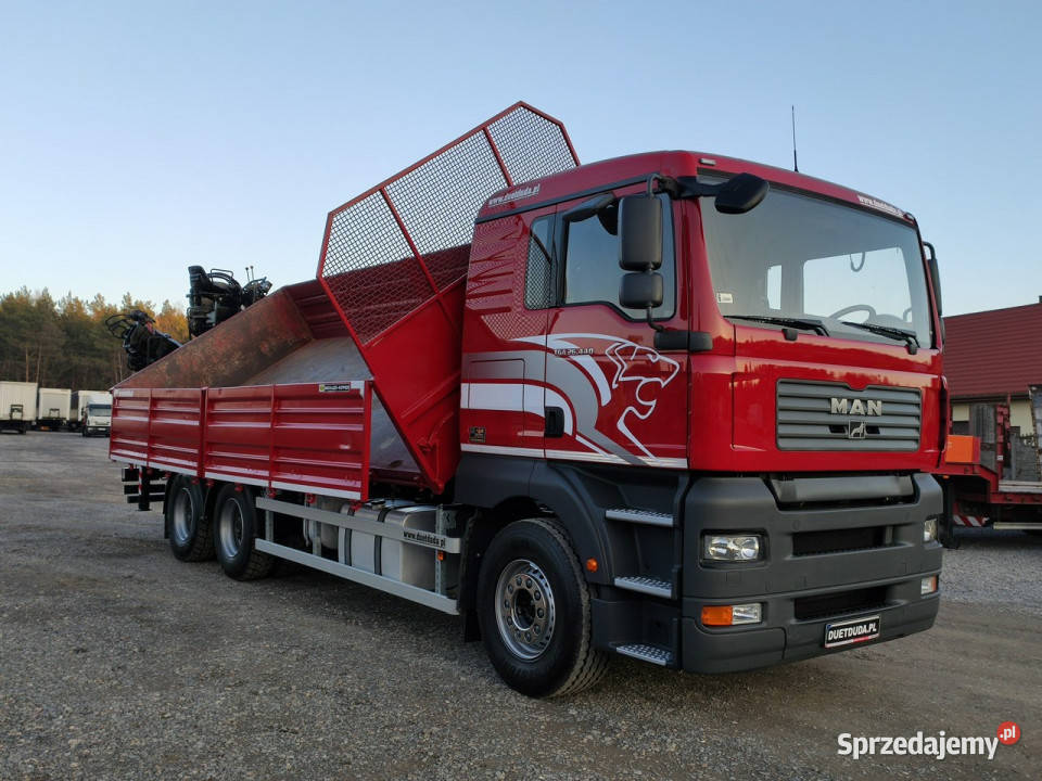 MAN Man 26440 6x4 HDS HIAB 166 B3 DUO Wywrotka ABS Widełki