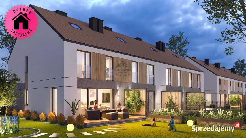 Dom szeregowy Dobrzykowice Wrzosowe Łąki 114m2 mieszkalny Sprzedaż