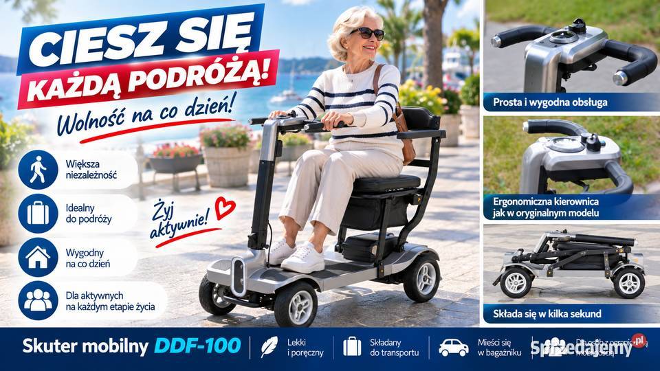 Skuter seniorów i nie