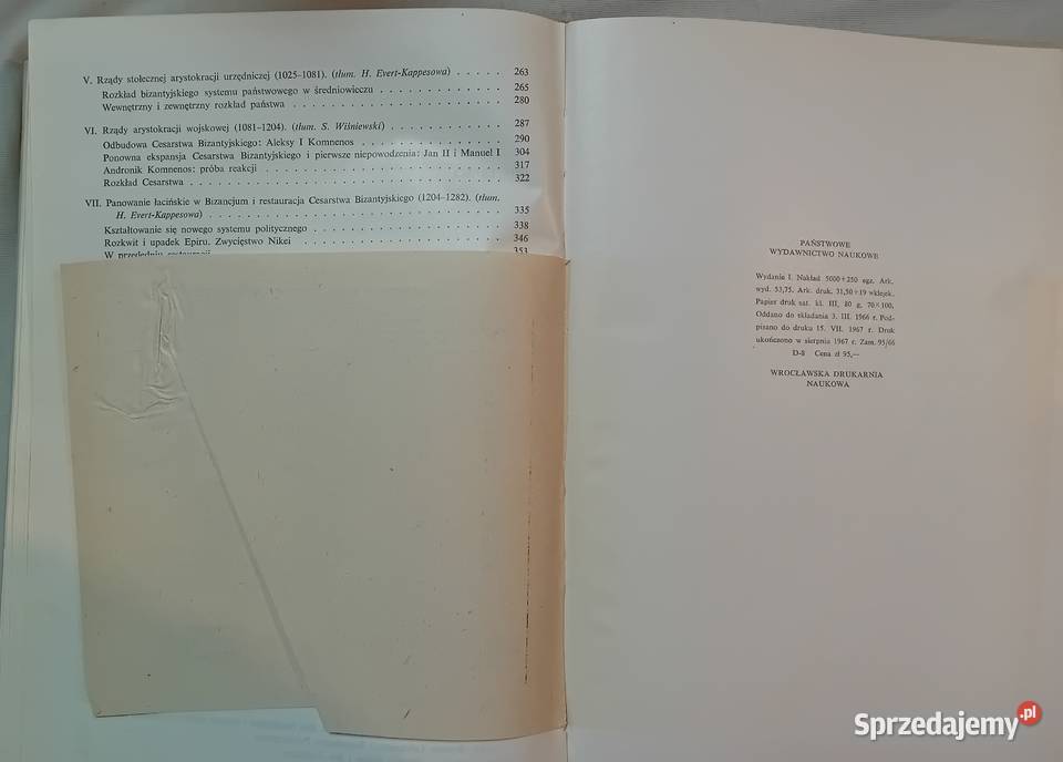 Georg Ostrogorski Dzieje Bizancjum PWN 1967 r