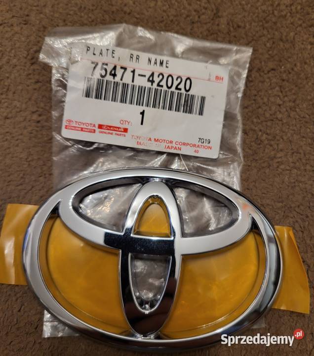 Toyota Rav4 Emblemat Znaczek Logo tył 7547142020